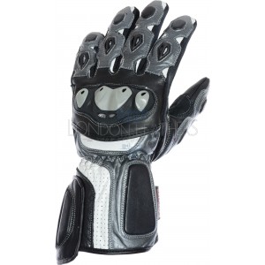 RTX Neon Silver Vented Biker Gloves RTX Neon Silver Vented Biker Gloves